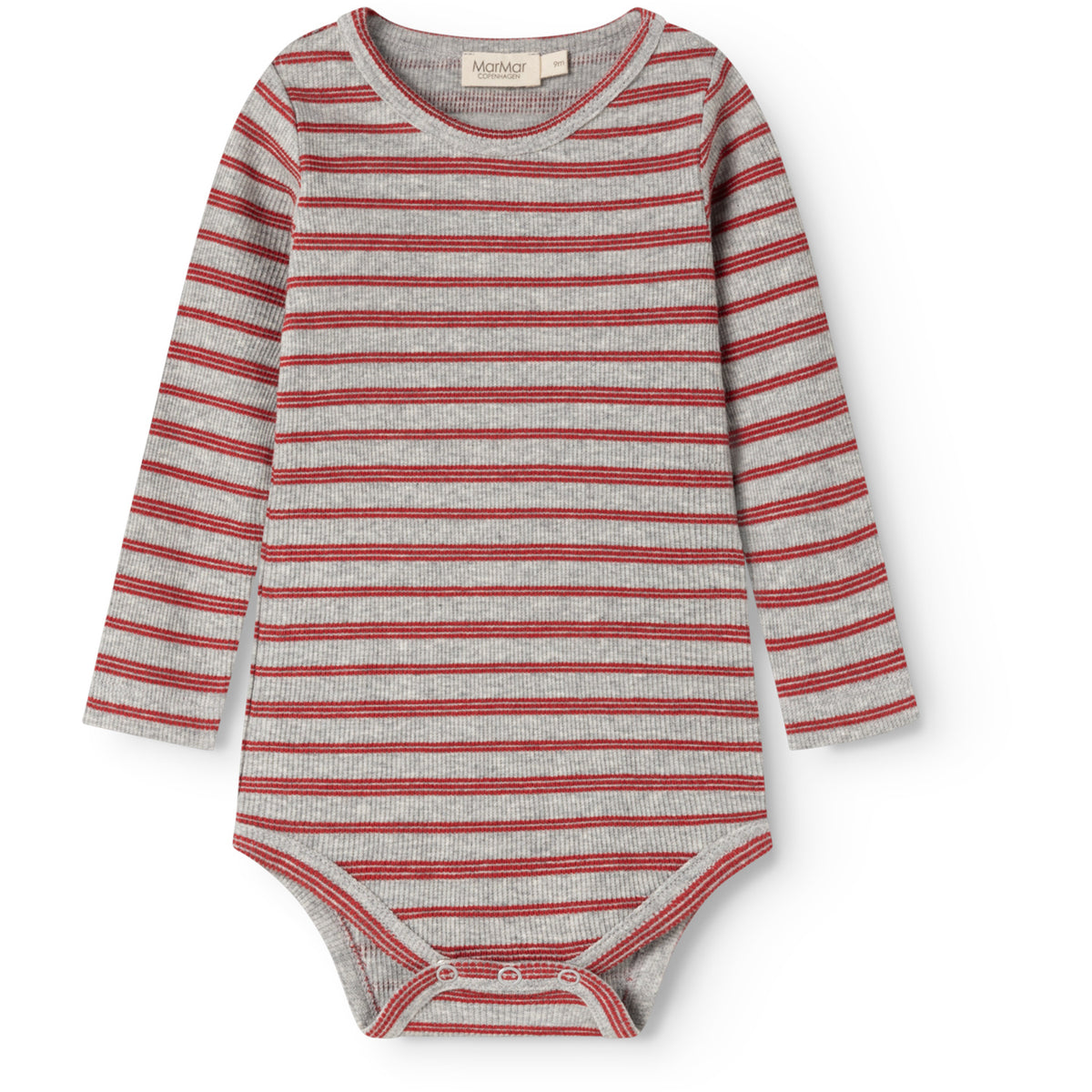 MarMar Modal Fine Rib Cherry Stripe Benedicte Body
