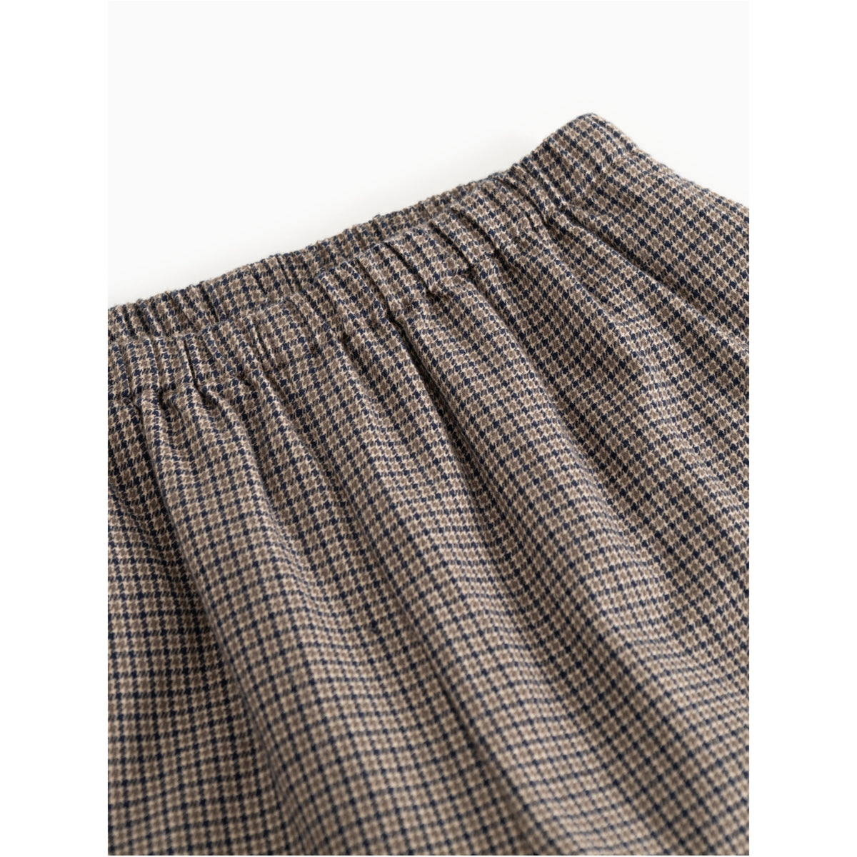 MarMar Structured Soft Cotton Houndstooth Check Panto Pants