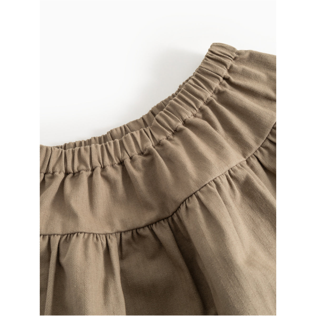 MarMar Herringbone Twill Mud Sylvia L Skirt