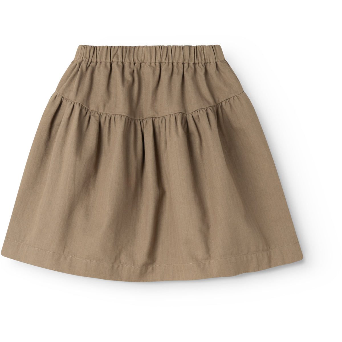 MarMar Herringbone Twill Mud Sylvia L Skirt