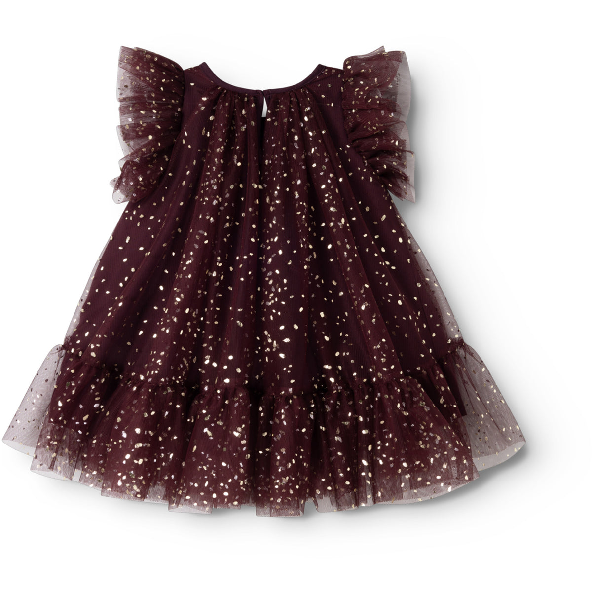 MarMar Ballerina Glitter Deep Mulberry Daya Dress