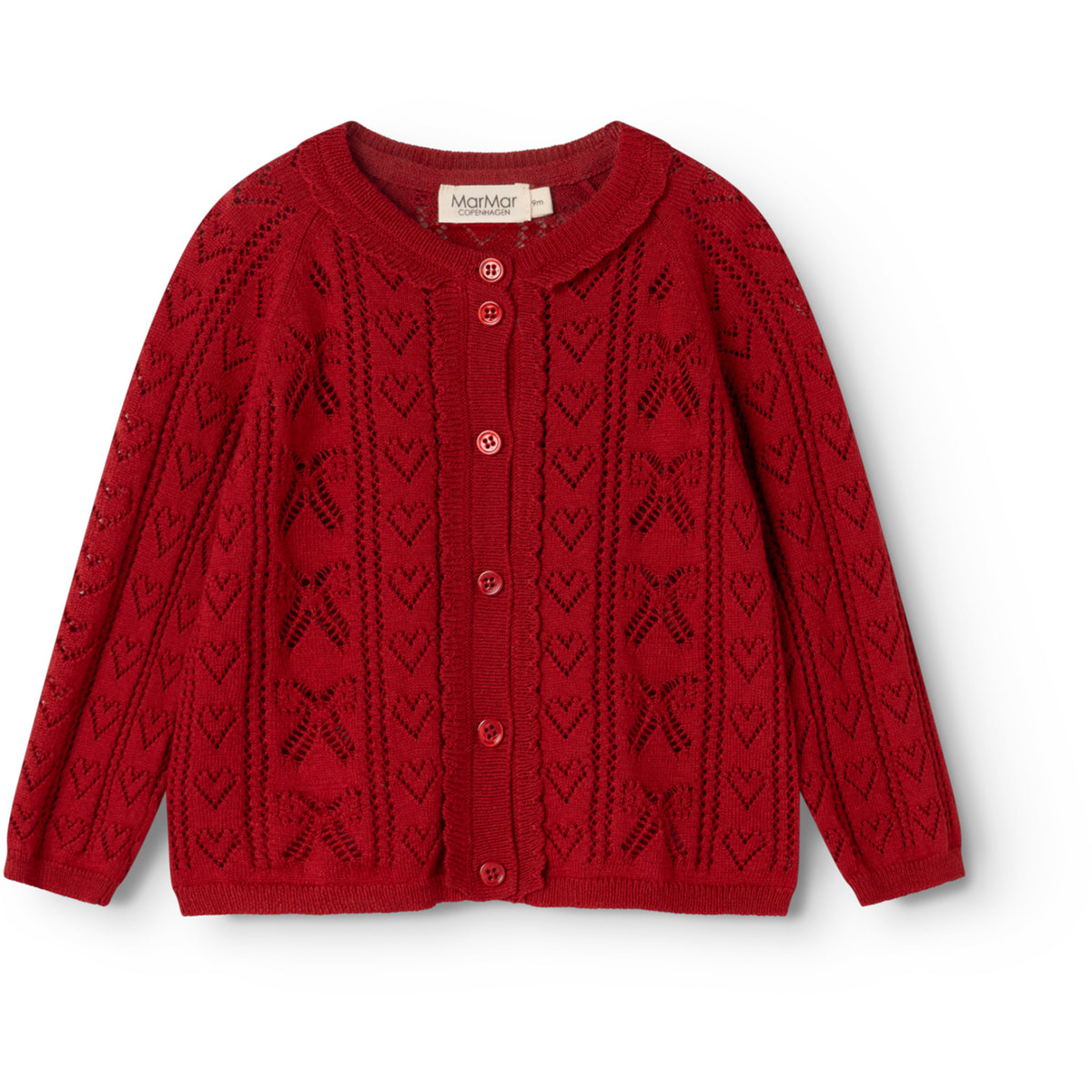 MarMar Cotton Rayon Knit Cherry Totti Cardigan