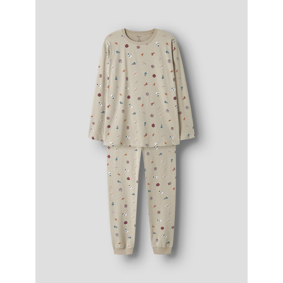 Name It Pure Cashmere Christmas Nanvismas Ls Nightset