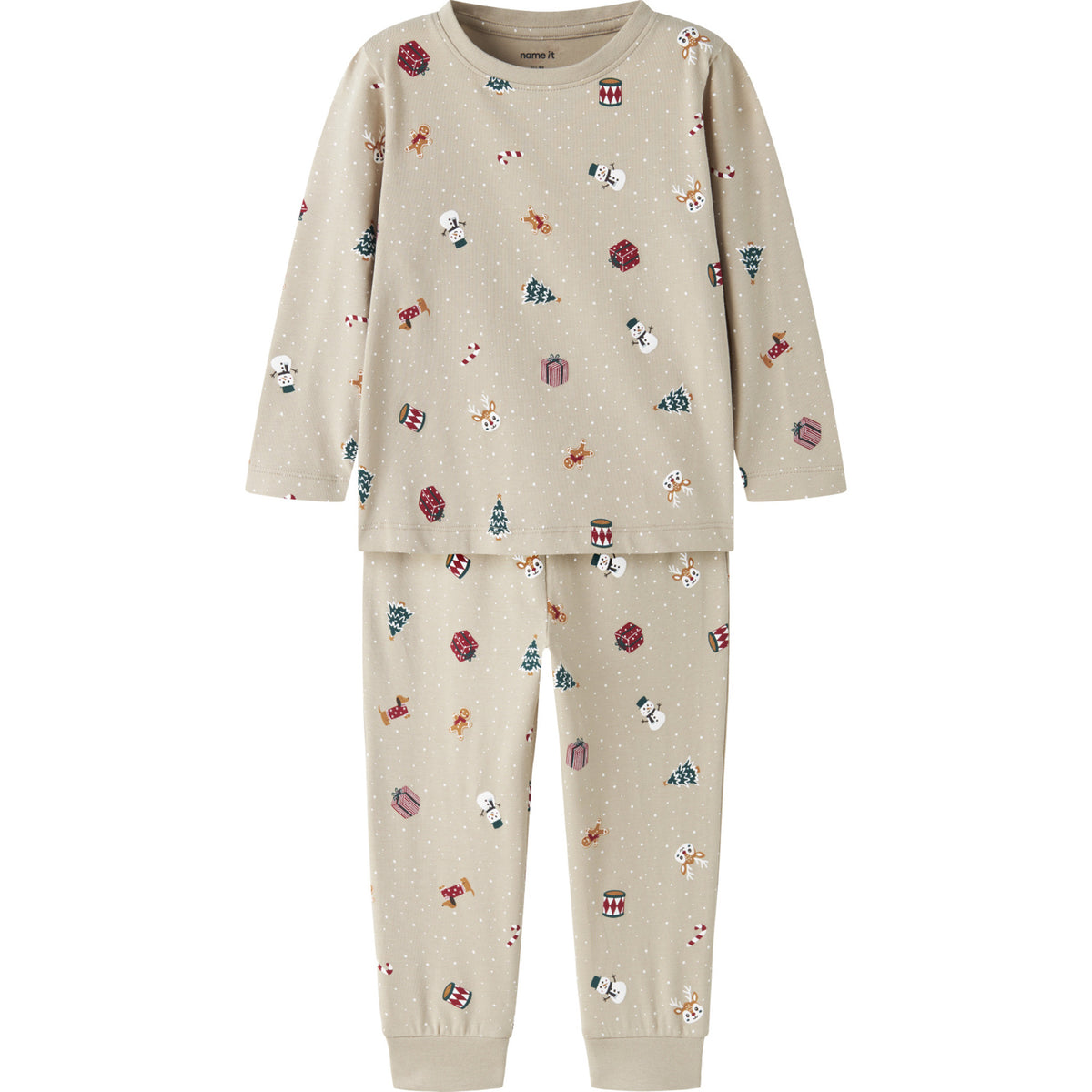 Name It Pure Cashmere Christmas Nmnvismas Ls Nightset