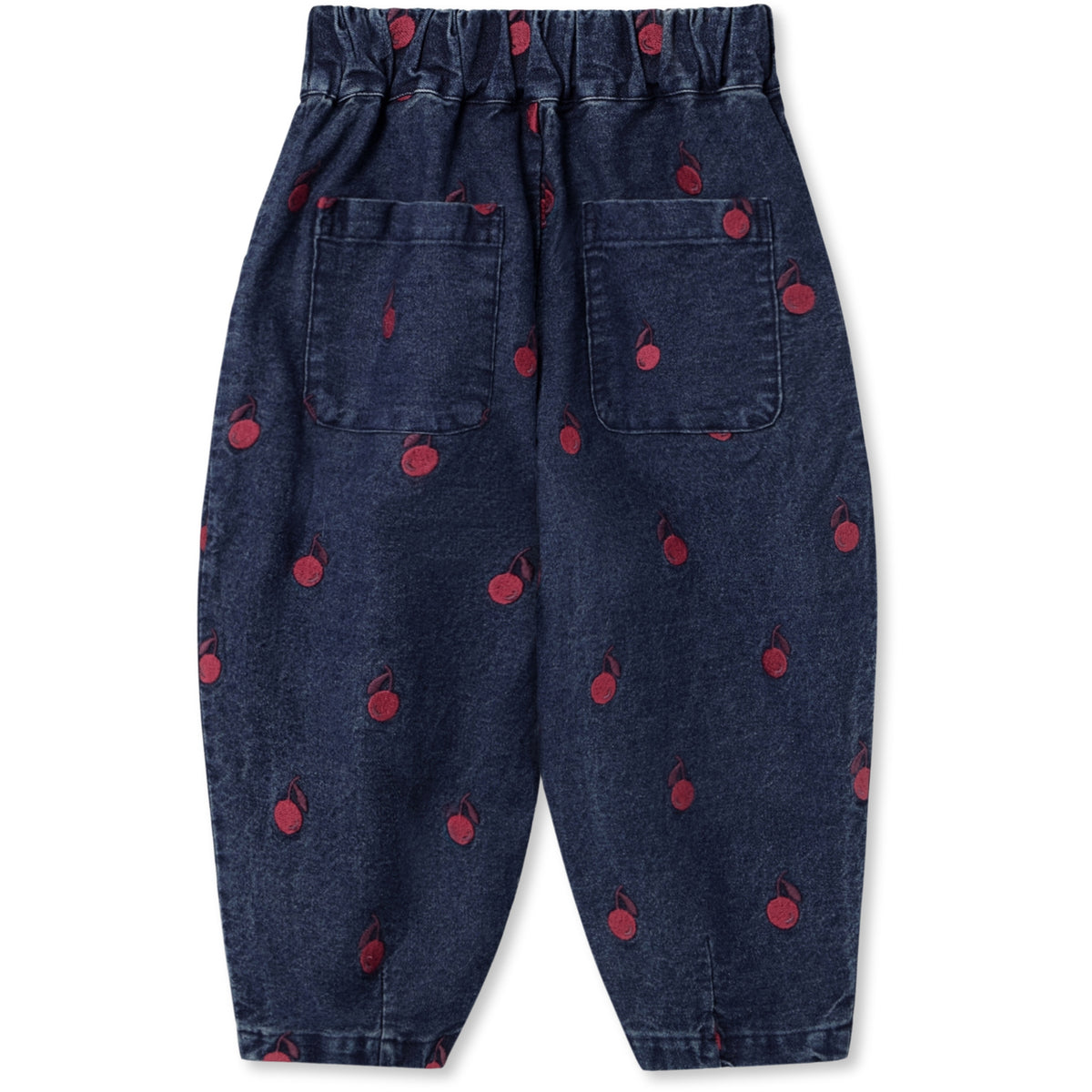 Fliink Dark Denim Blue Donna Embr. Denim Pants