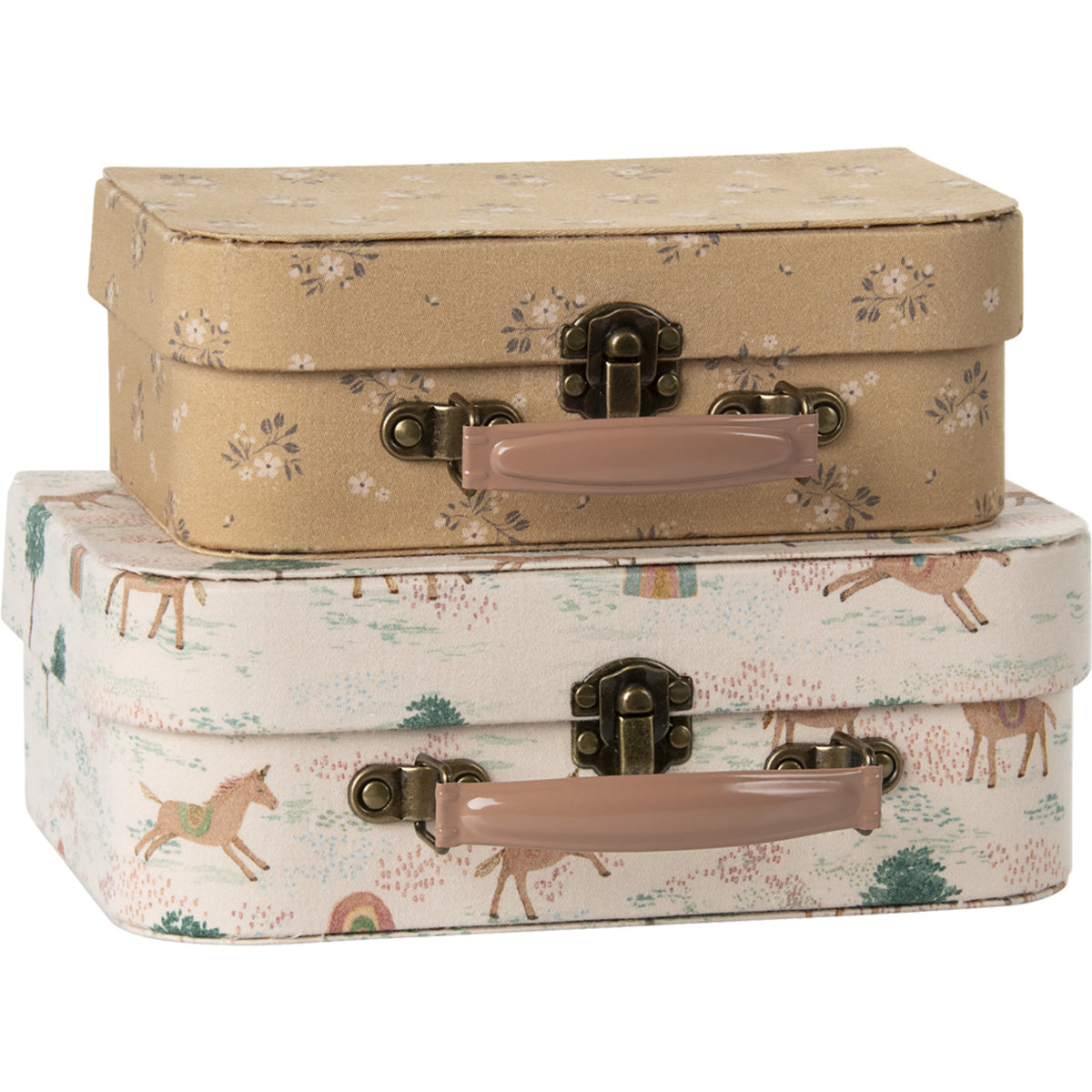Maileg Suitcase Set, 2 Pcs - Unicorn
