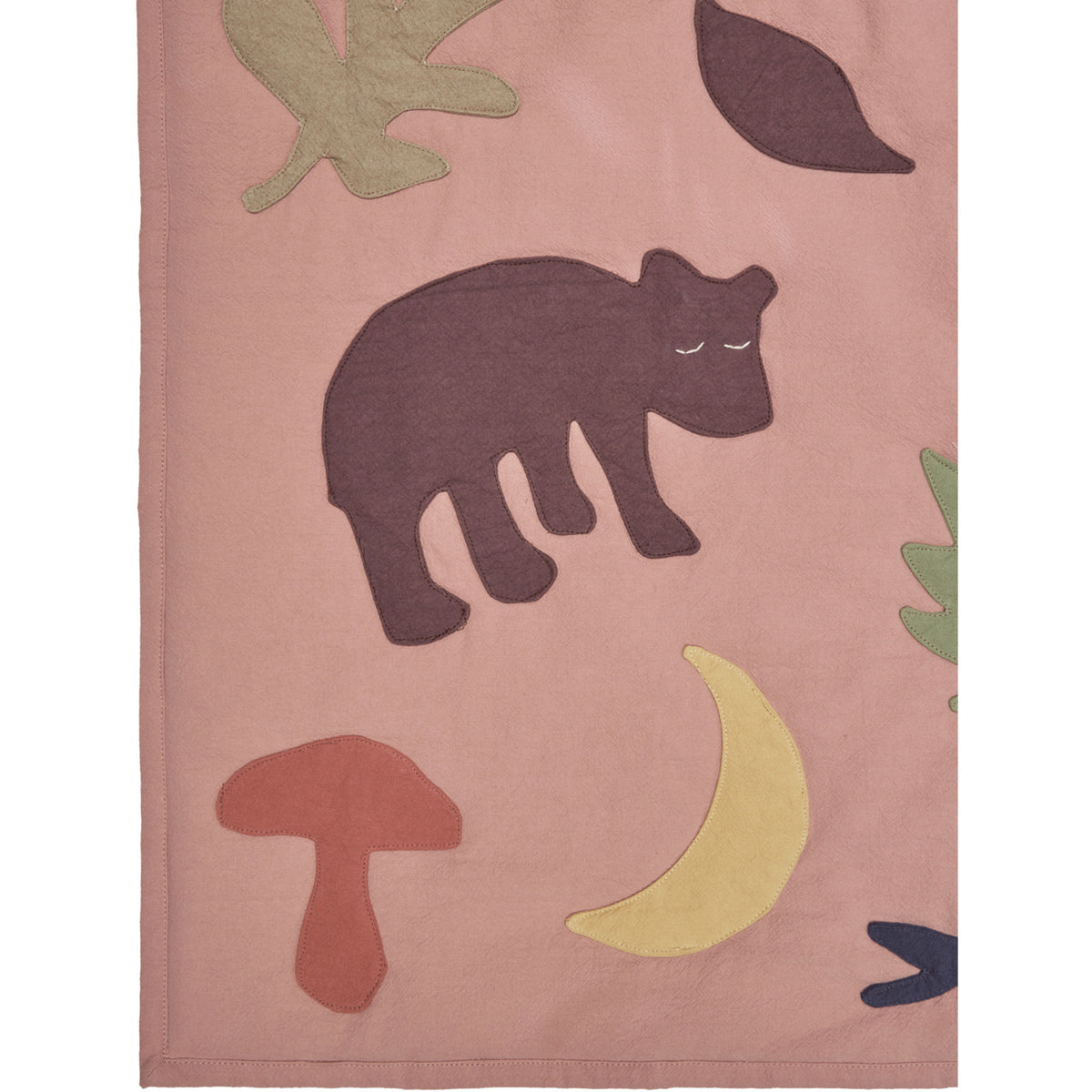 Ferm Living Rose/Multi Lunden 담요