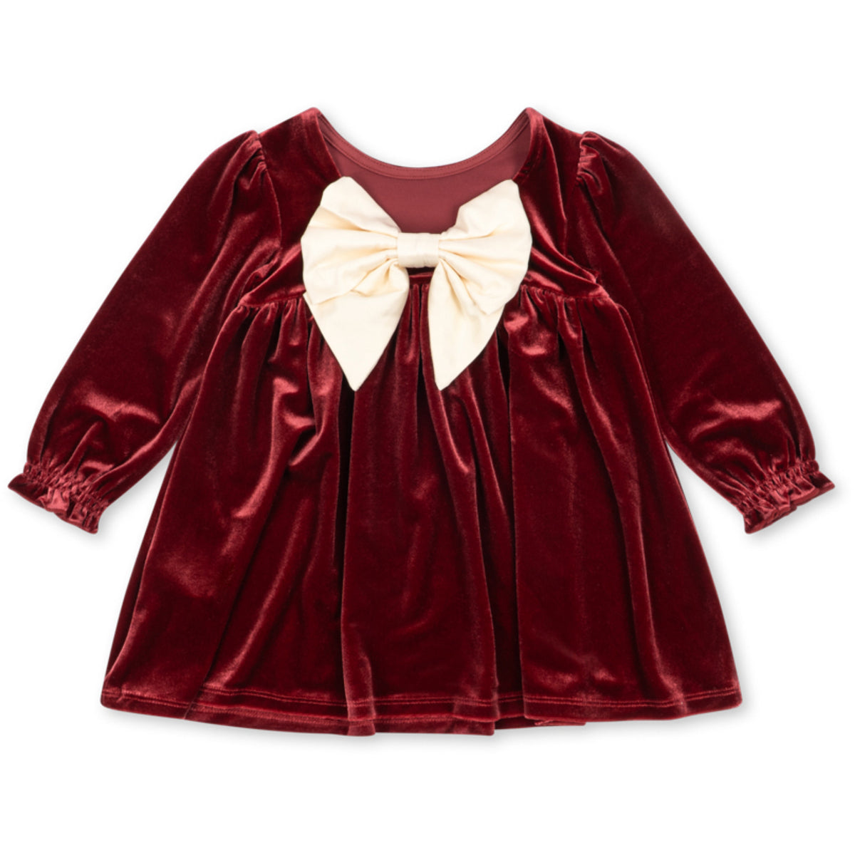 Konges Sløjd Red Dahlia Gia Bow Dress Grs