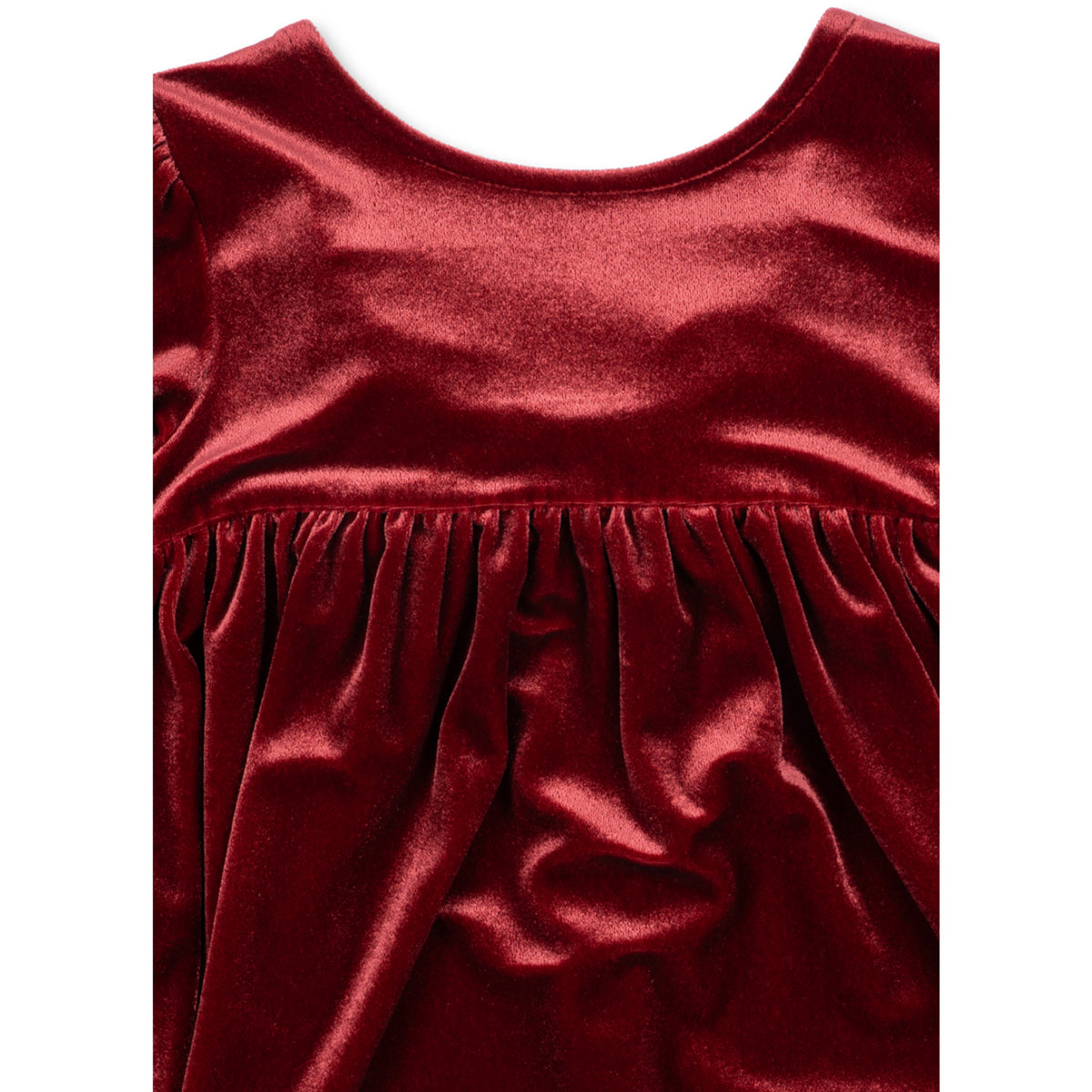 Konges Sløjd x Luksusbaby Red Dahlia Gia Bow Dress Grs