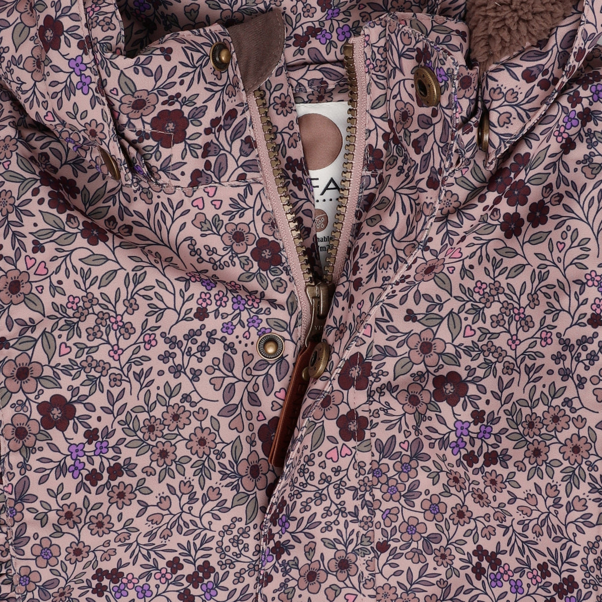 En Fant Adobe Rose Snowsuit W. Frills