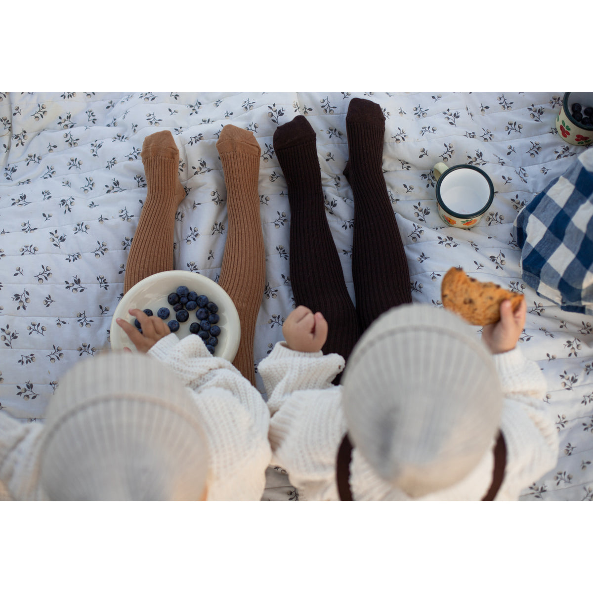 Silly Silas Wooly Footed Tights With Braces Cappuccino