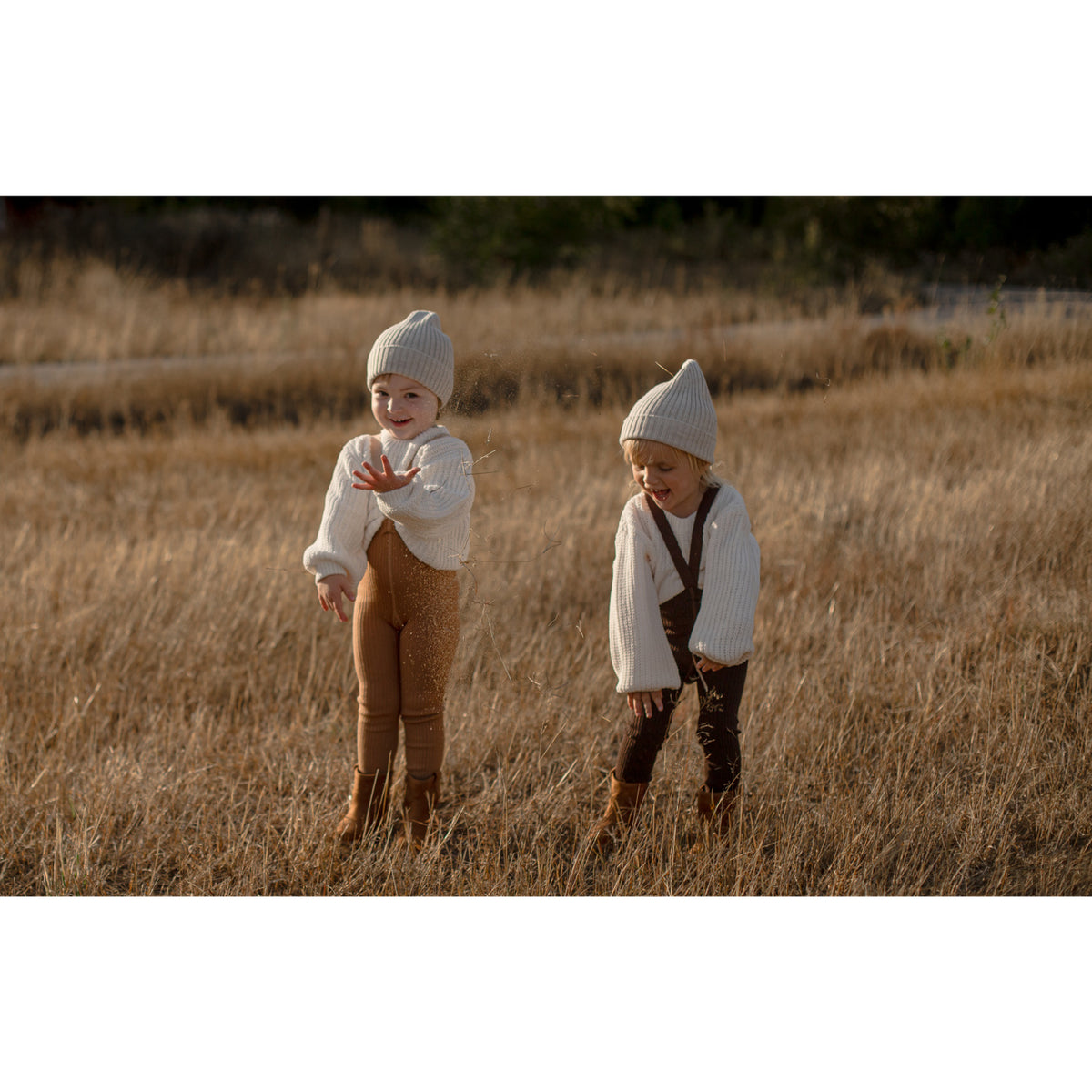 Silly Silas Wooly Footed Tights With Braces Cappuccino