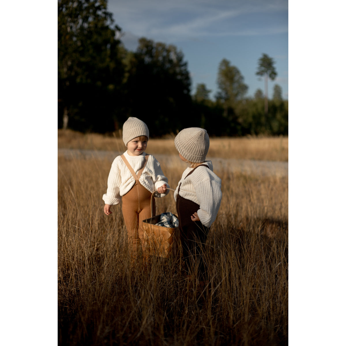 Silly Silas Wooly Footed Tights With Braces Cappuccino