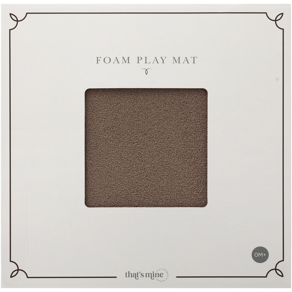 That's Mine Cool Brown Aiva Foam Play Mats Square