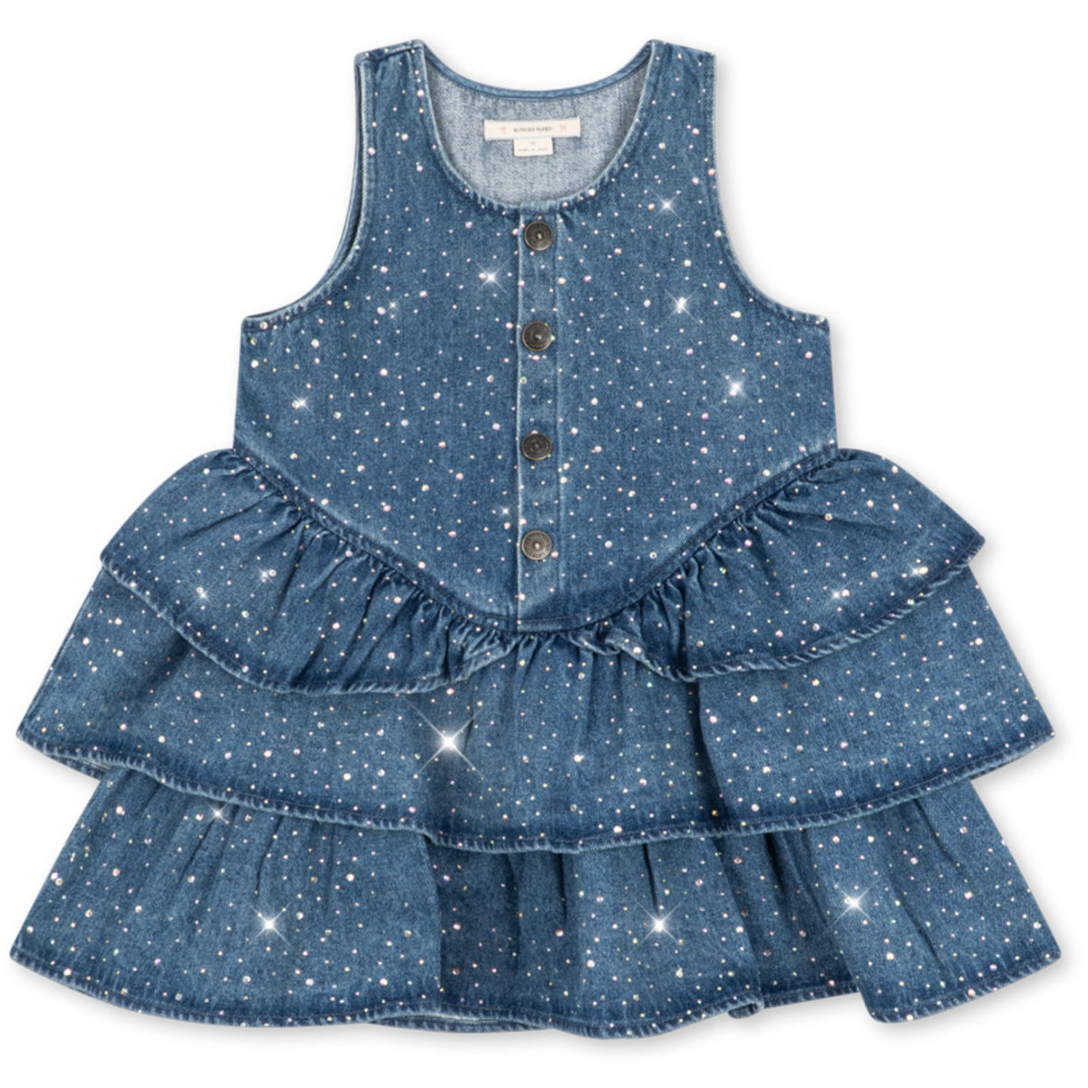 Konges Sløjd Denim Sparkle Elba Sparkle Dress Gots
