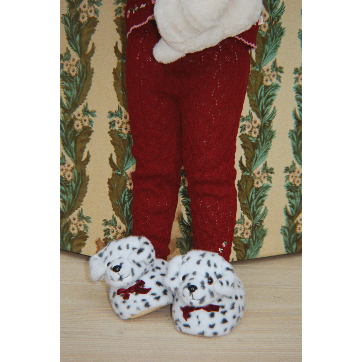 Konges Sløjd Beige/Black Dalmatian Footies