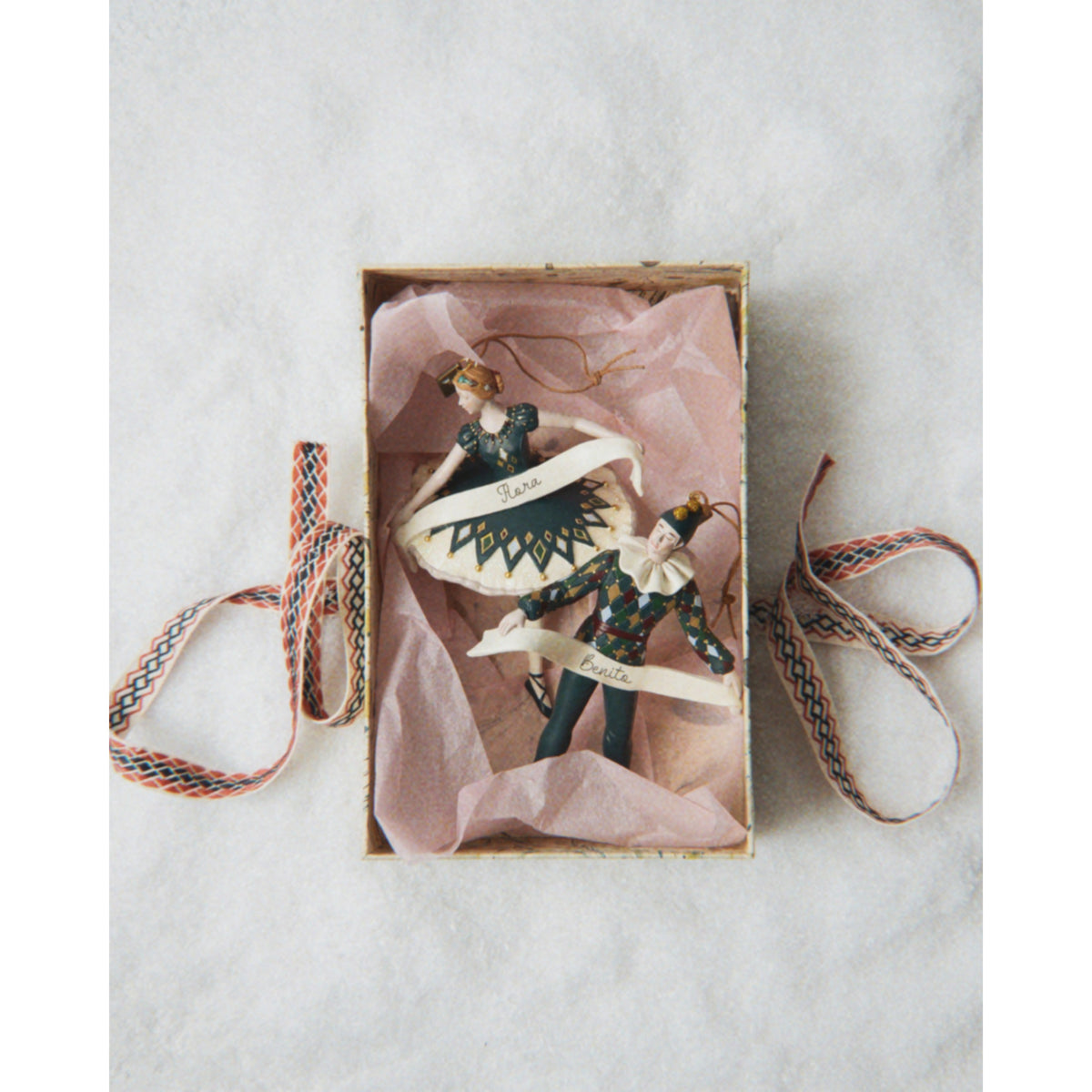 Konges Sløjd Multi Christmas Ornament Harlekin Ballerina
