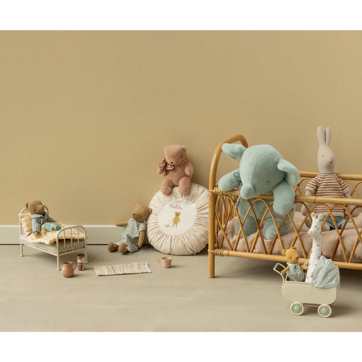 Maileg Teddy Plush Bamse, Lille - Svamp