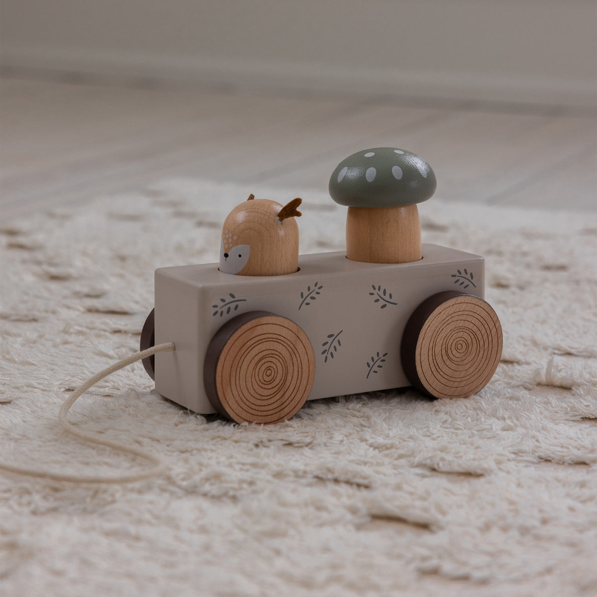 Sebra Woodland Pop-Up Pull-Along 장난감 Wooden Fsc™️ 100%