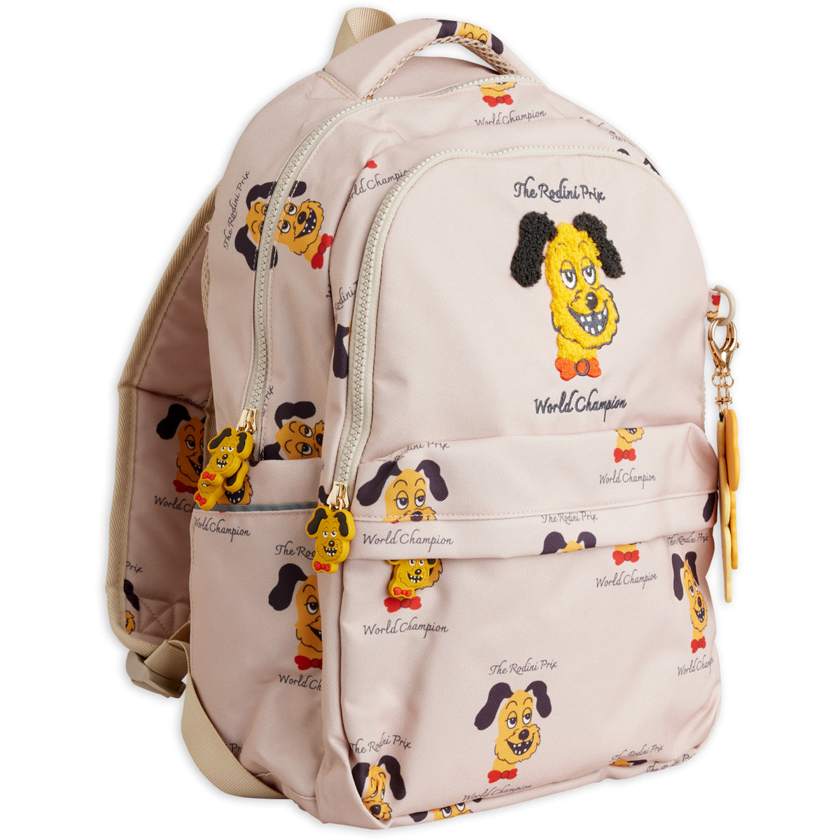 Mini Rodini Beige Rodini Prix Aop School Backpack