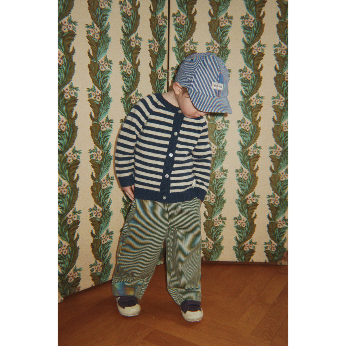 Konges Sløjd Blue Stripe Billi Knit Cardigan