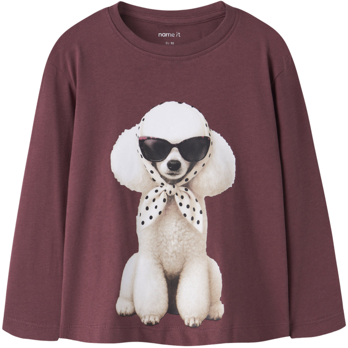 Name It Wild Ginger Poodle Nmfvotea Ls Nreg Top