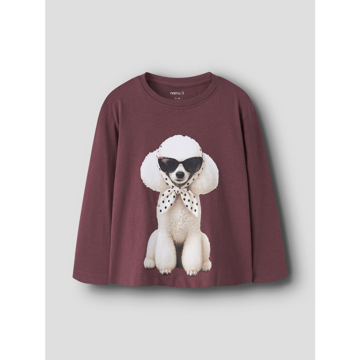 Name It Wild Ginger Poodle Nmfvotea Ls Nreg Top