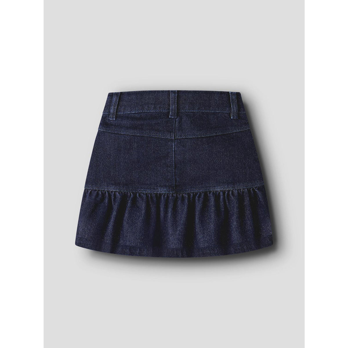 Name It Dark Blue Denim Nmfliv Dnm Glitter Skirt 1208-Lu