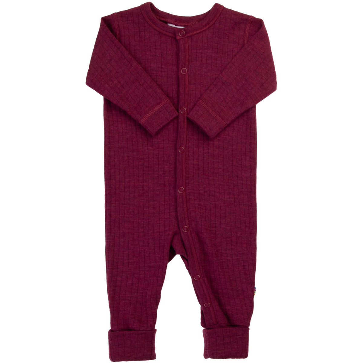 Joha Wine Melange Nightsuit With 2In1 Foot