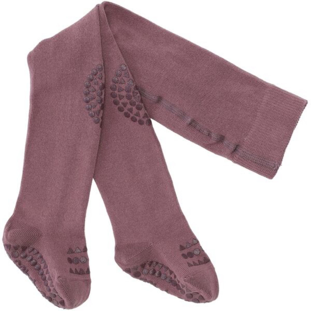 Gobabygo Misty Plum Crawling Tights Organic Cotton