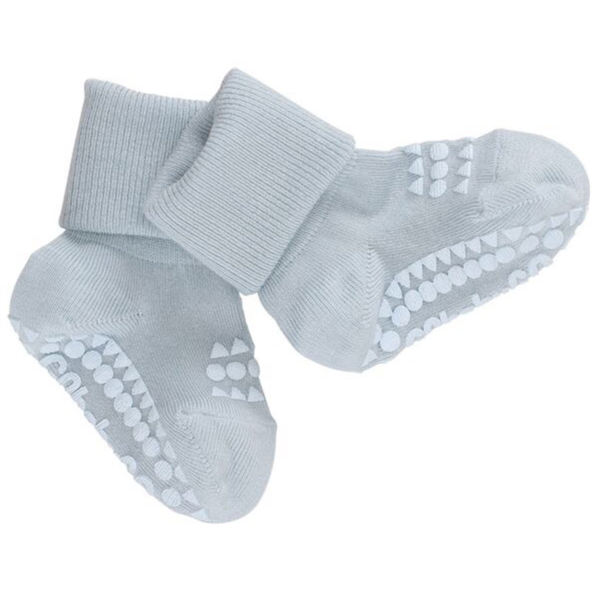 Gobabygo Sky Blue Non-Slip Socks Bamboo