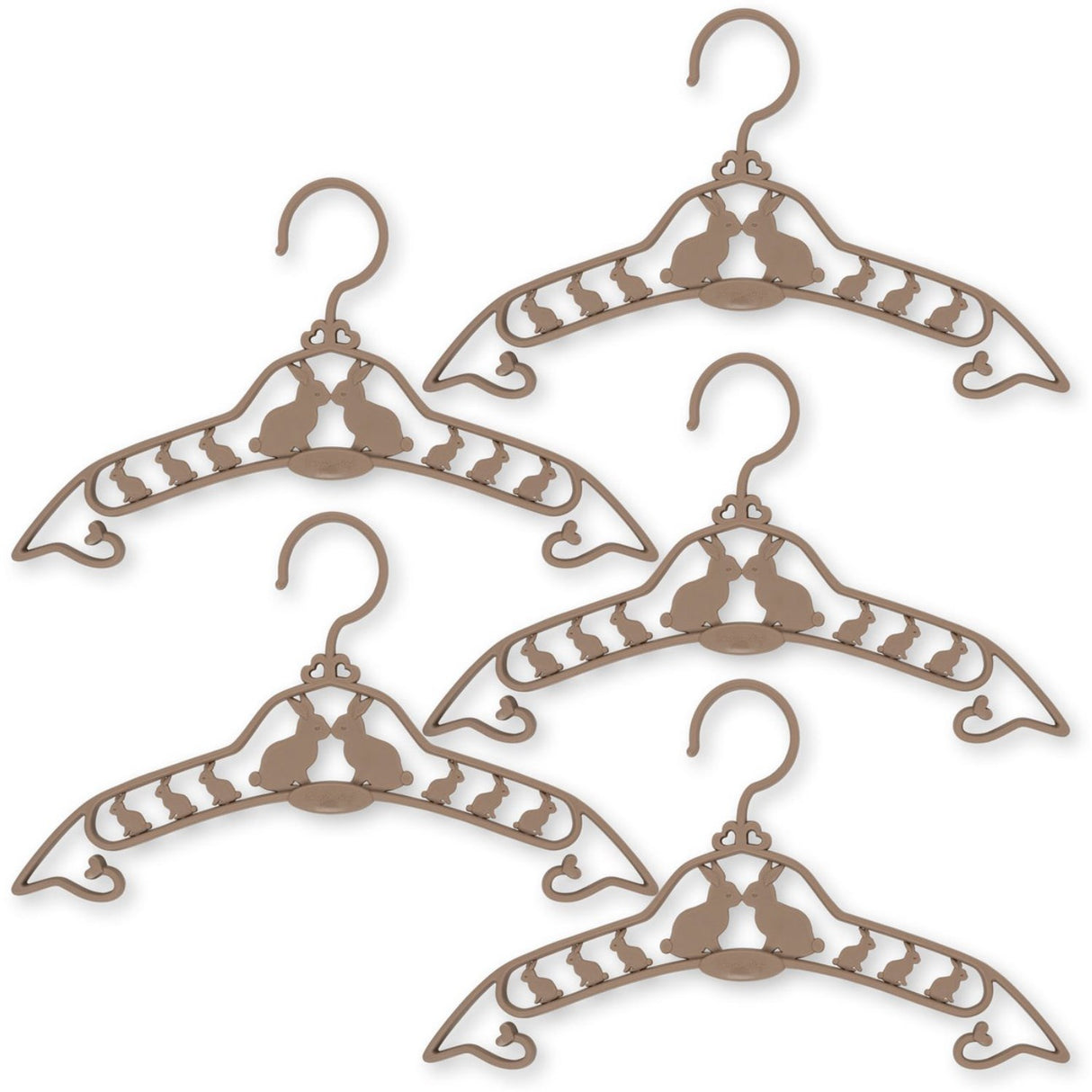 Konges Sløjd Shitake 5 Pack Kids Hanger Bunny
