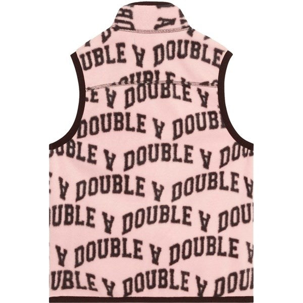 Wood Wood Pale Pink Ivy Aop Jed Ivy Fleece Vest