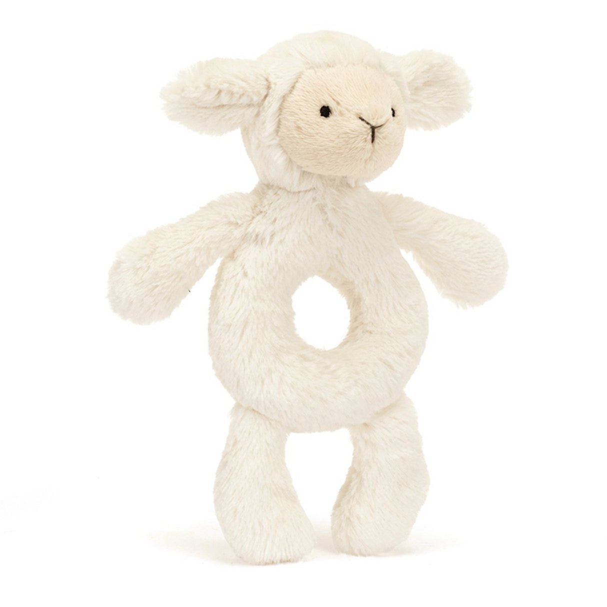 Jellycat Bashful Lamb Ring Rattle