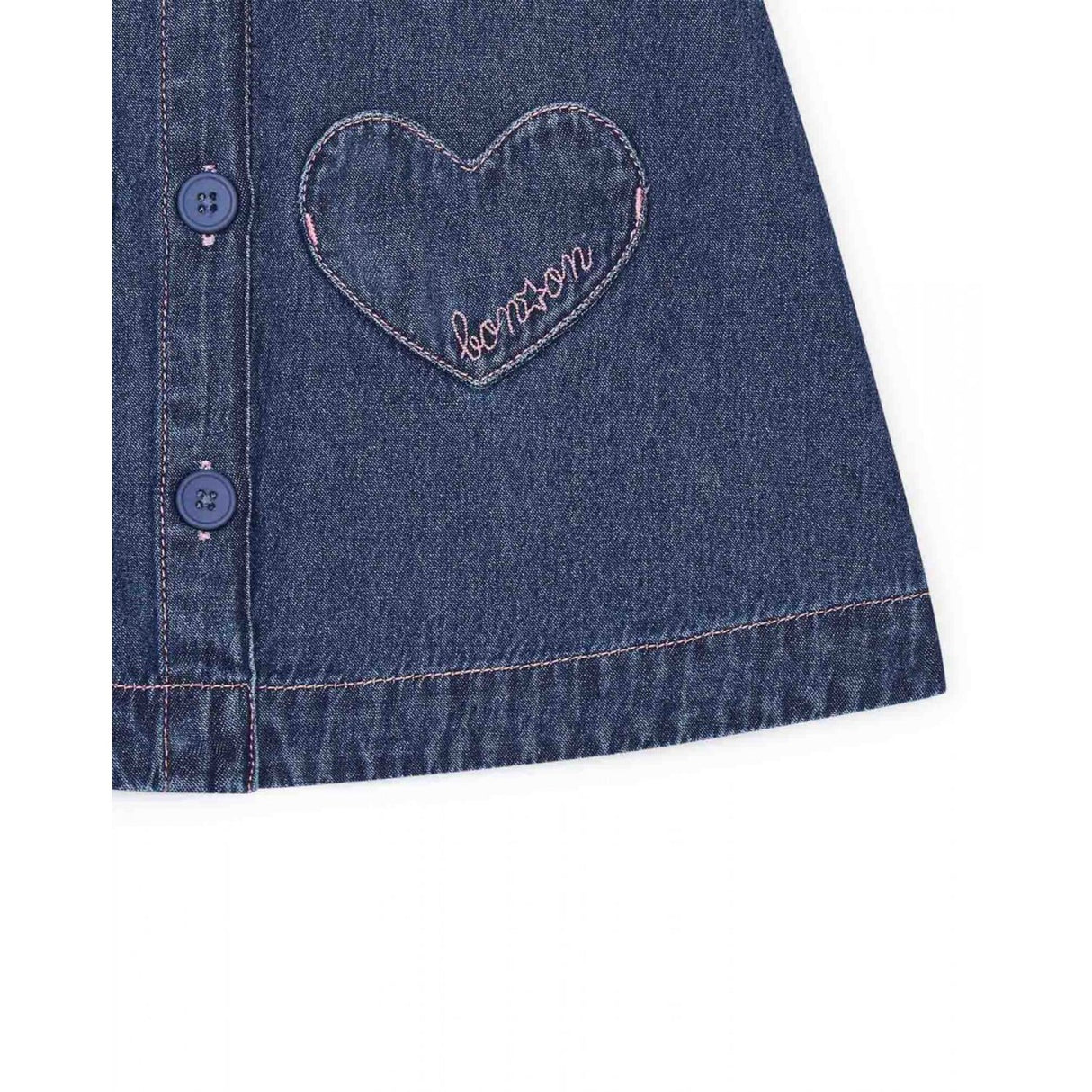 BONTON Chambray Foncé India Skirt