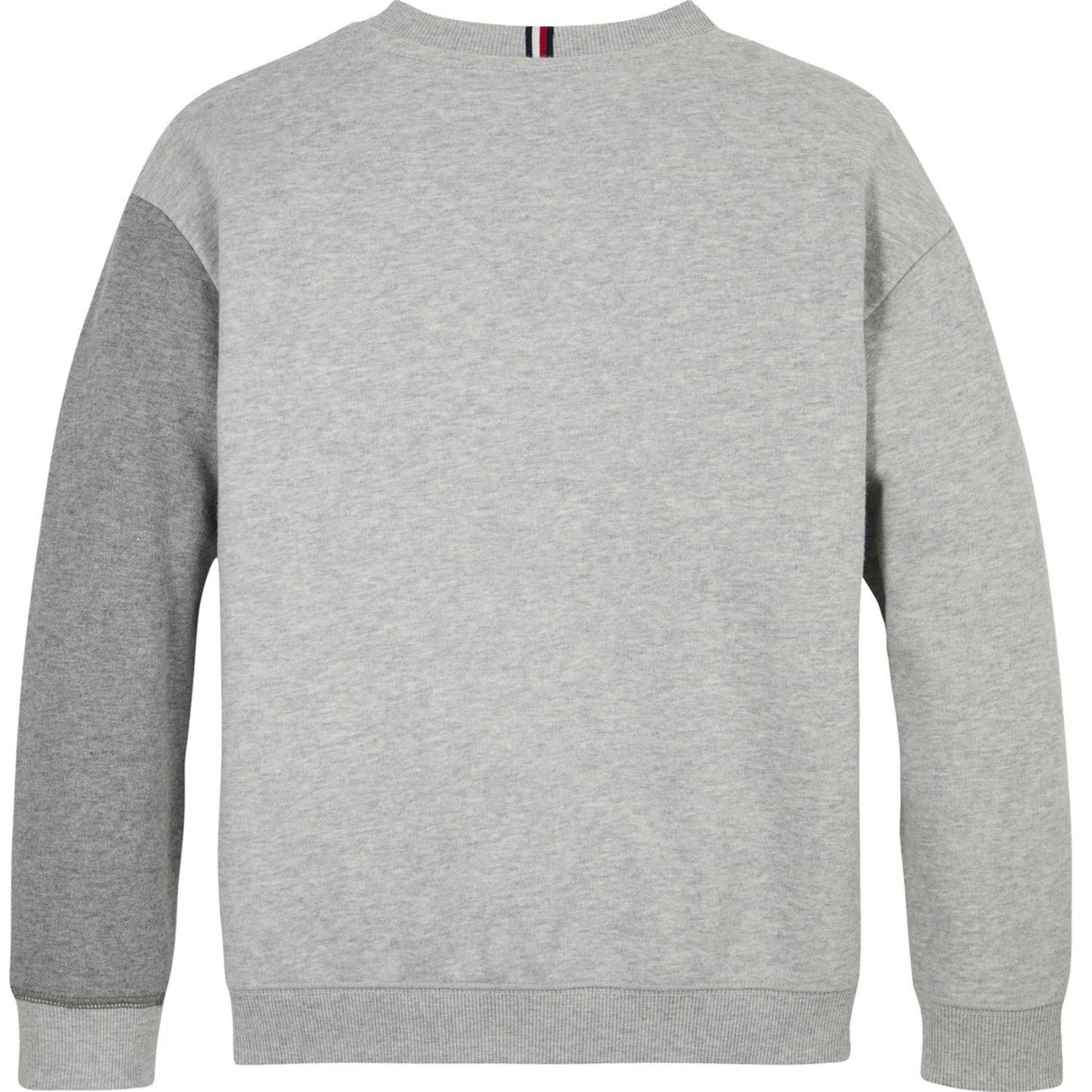 Tommy Hilfiger Grey Heather Mix Monotype Spliced Printed Cn Crewneck