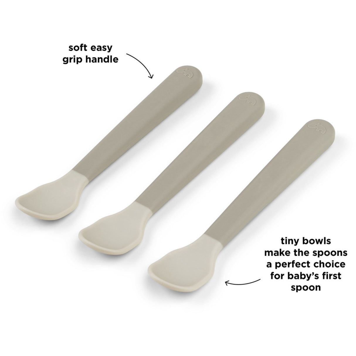 DonebyDeer Foodie Easy-Grip Babyske 3 Piece Sand