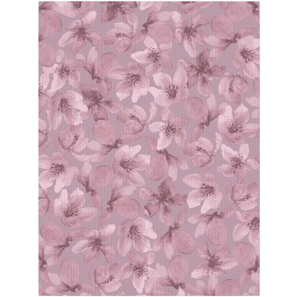 Name It Mauve Shadows Pajamas Mauve Flower Loose Rib Noos