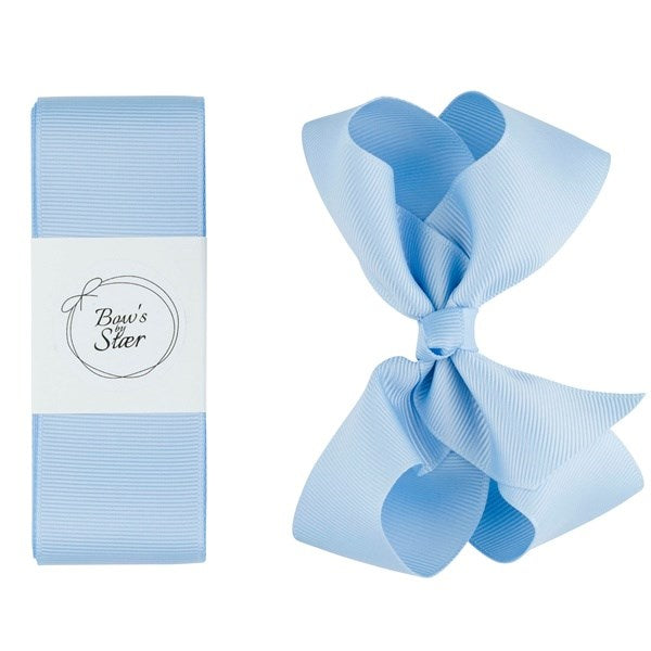 Bow's by Stær Christening Ribbon Light Blue
