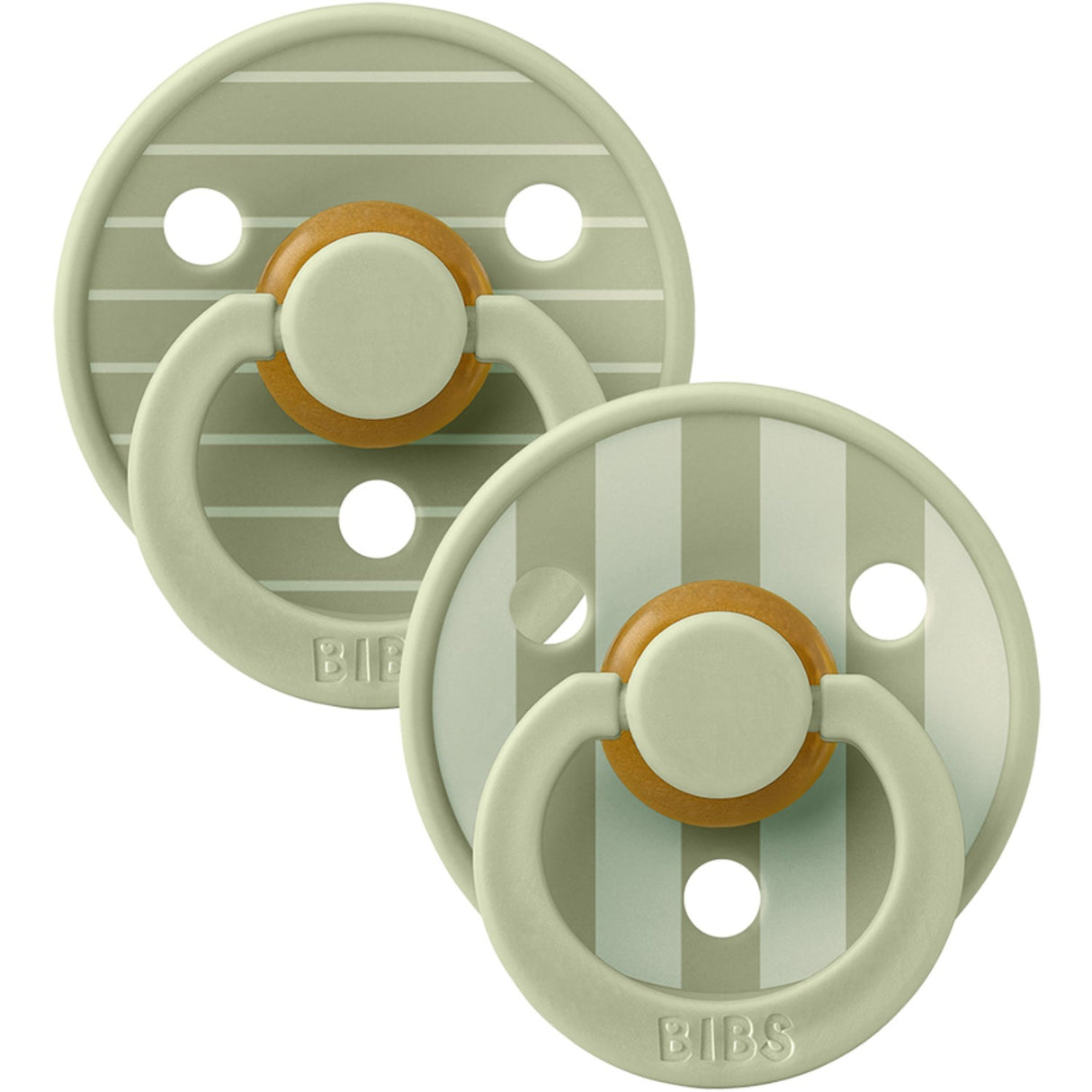 Bibs Sage Mix Studio Colour 2-pack Pin Latex