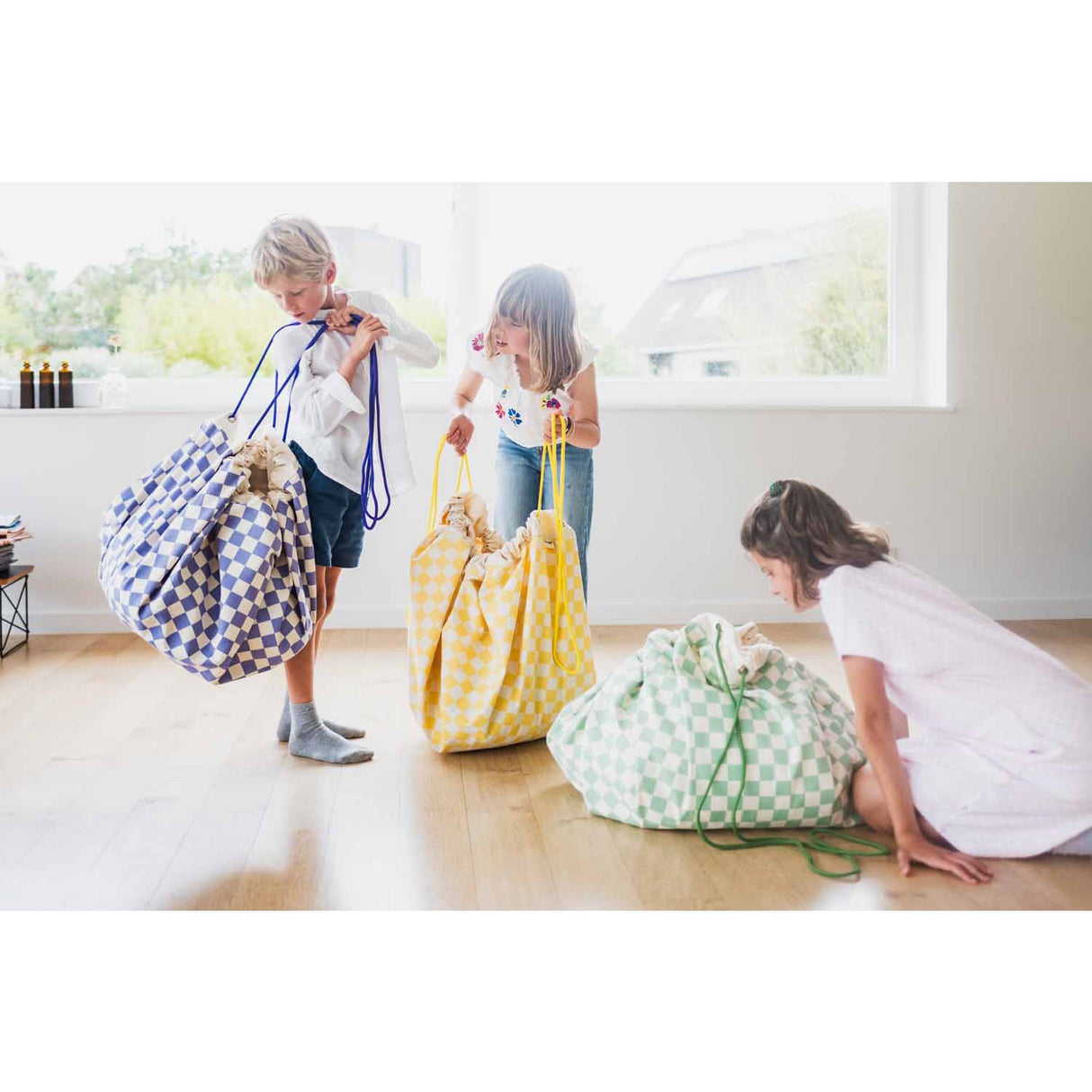 Play&Go Vichy Purple 2-in-1 Playmat