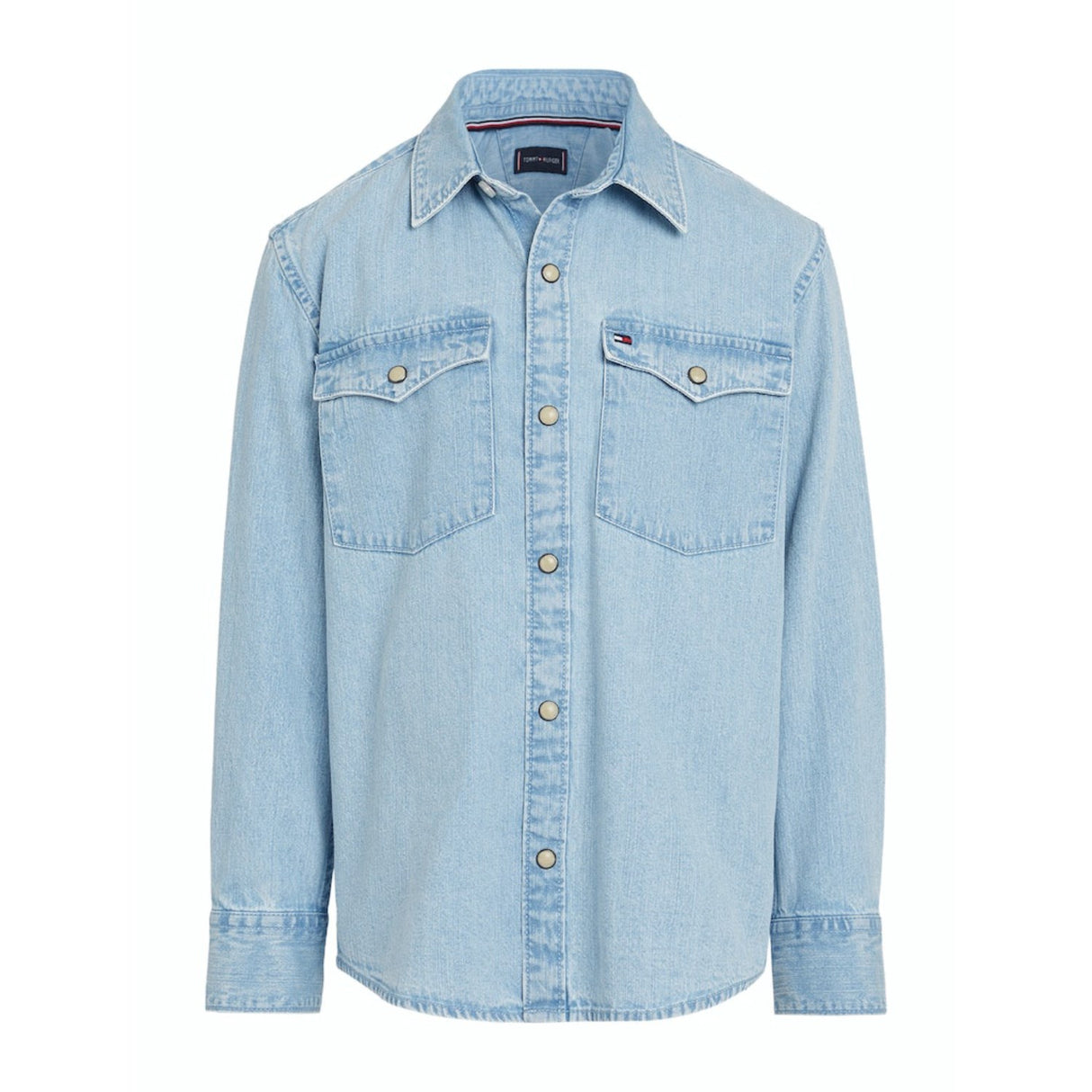 Tommy Hilfiger Denim Mid Wash Denim Shirt
