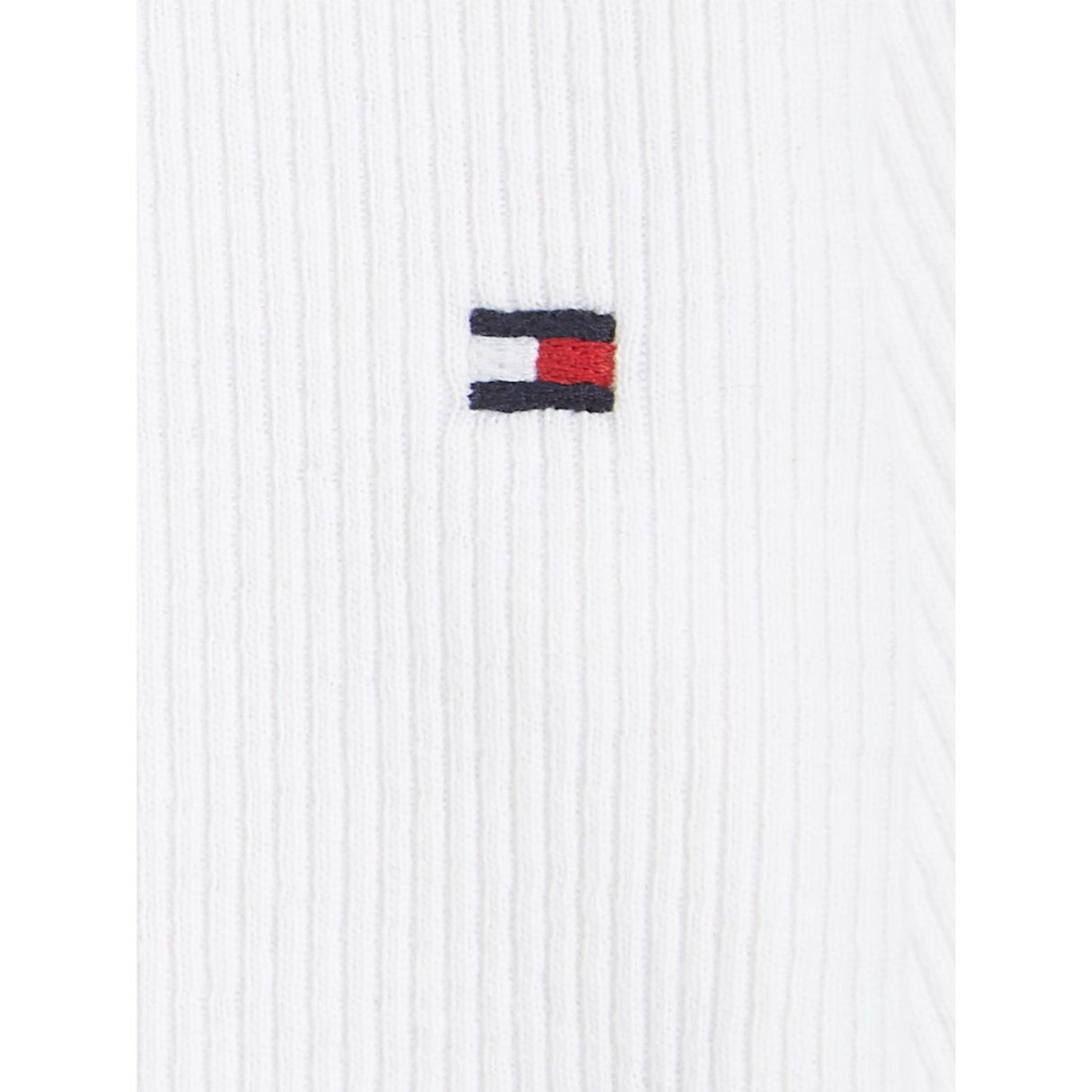 Tommy Hilfiger White Rib Bodysuit Ls Ls