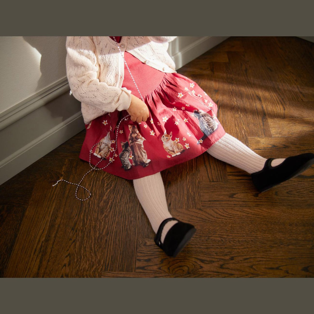 Molo Velvety Kittens Candi Dress