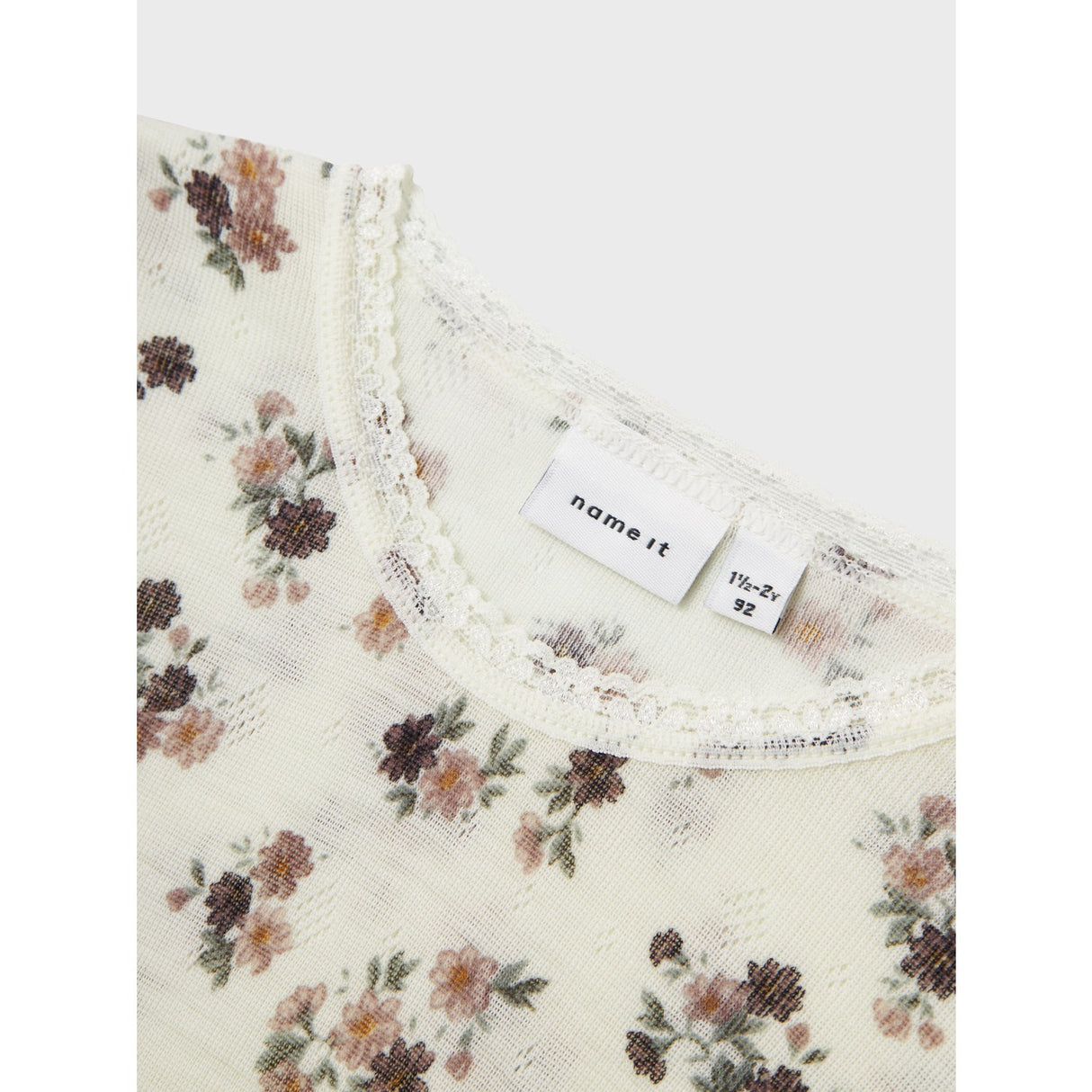 Name It Snow White Wang Wool Needle Blouse Noos