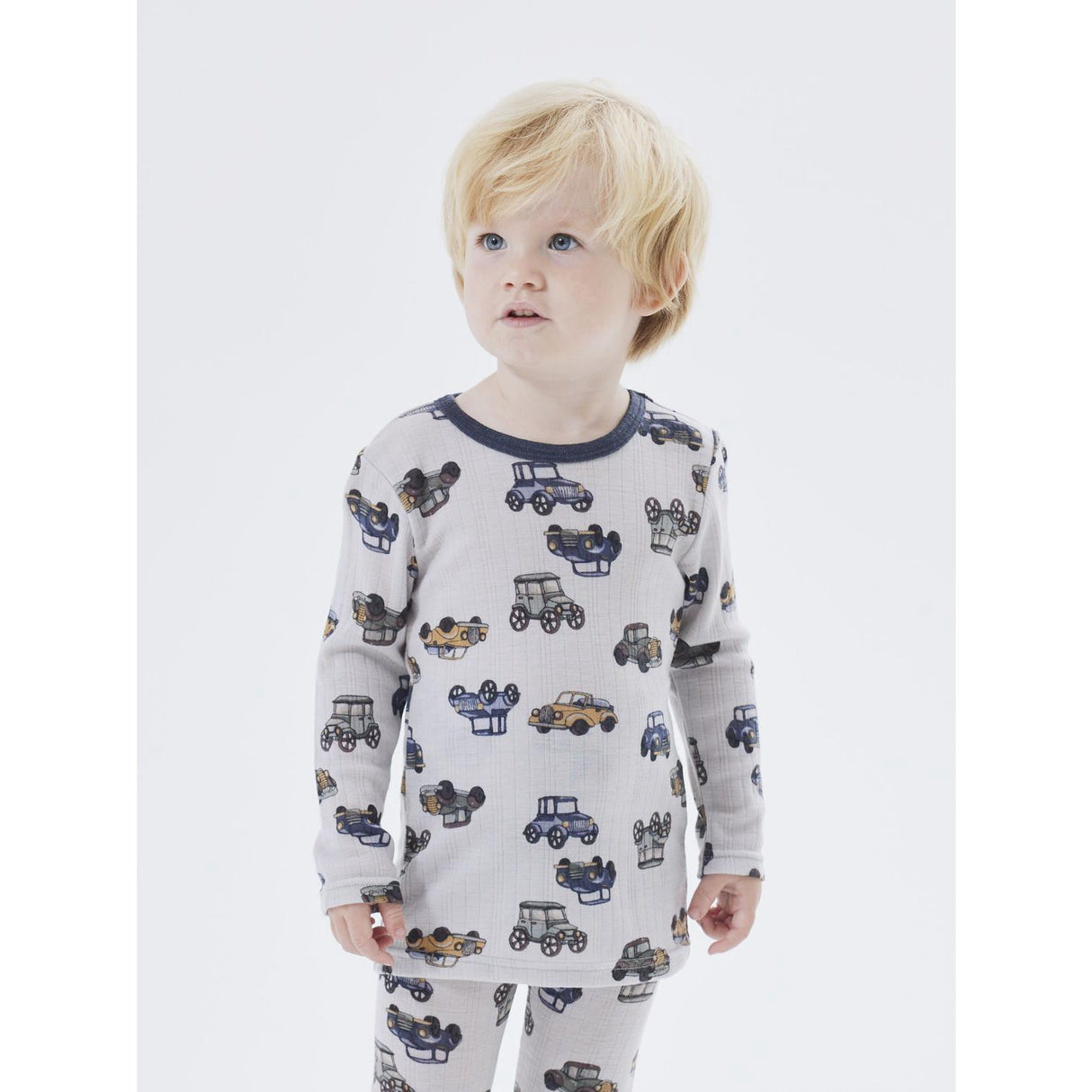 Name It Gray Dawn Wang Wool Needle Blouse Noos