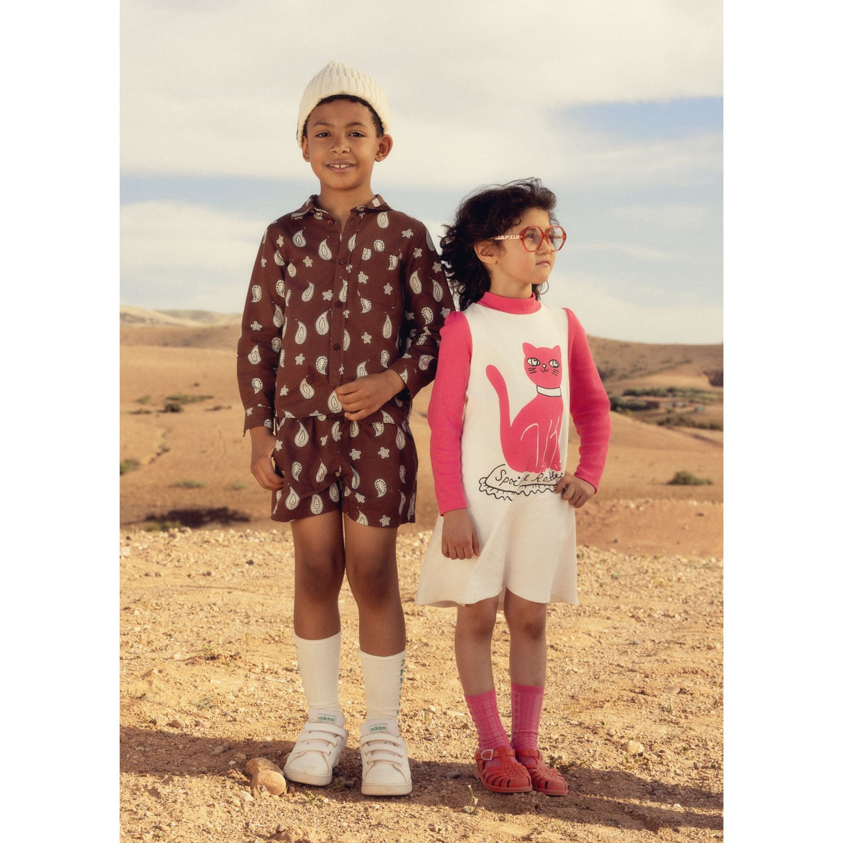 Mini Rodini White Cat Sp Dress