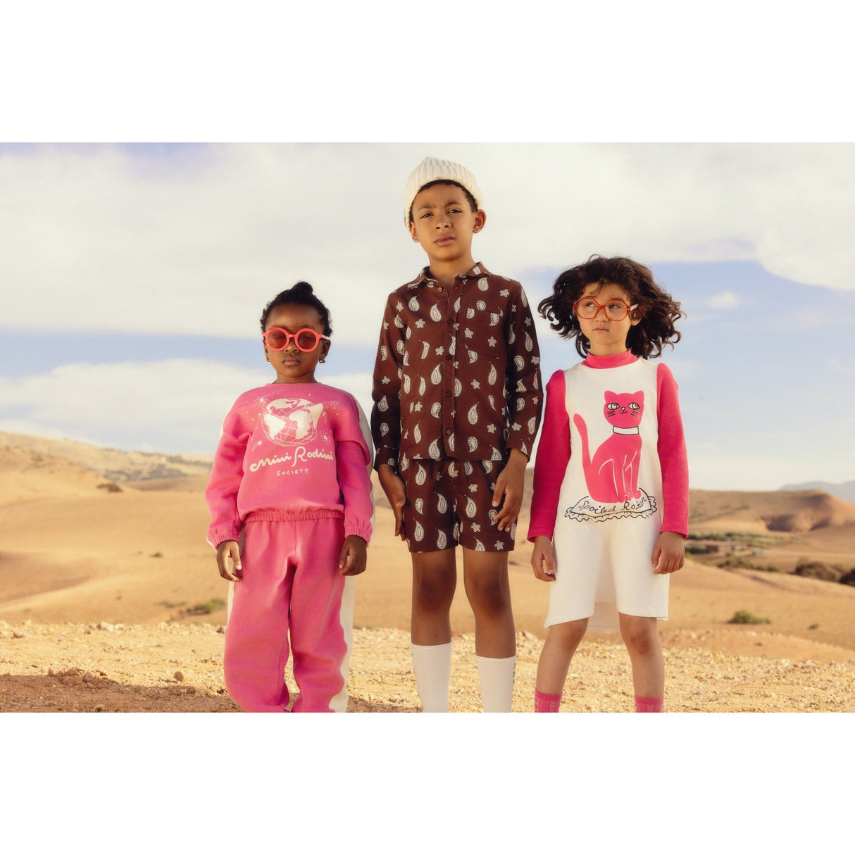 Mini Rodini White Cat Sp Dress