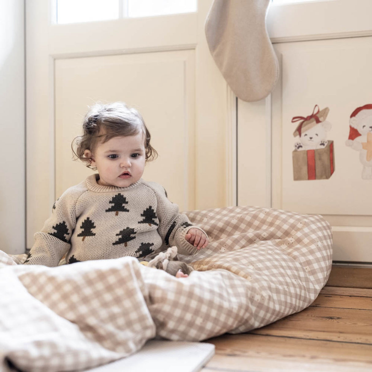 That's Mine Oatmeal melange Fabian sweater