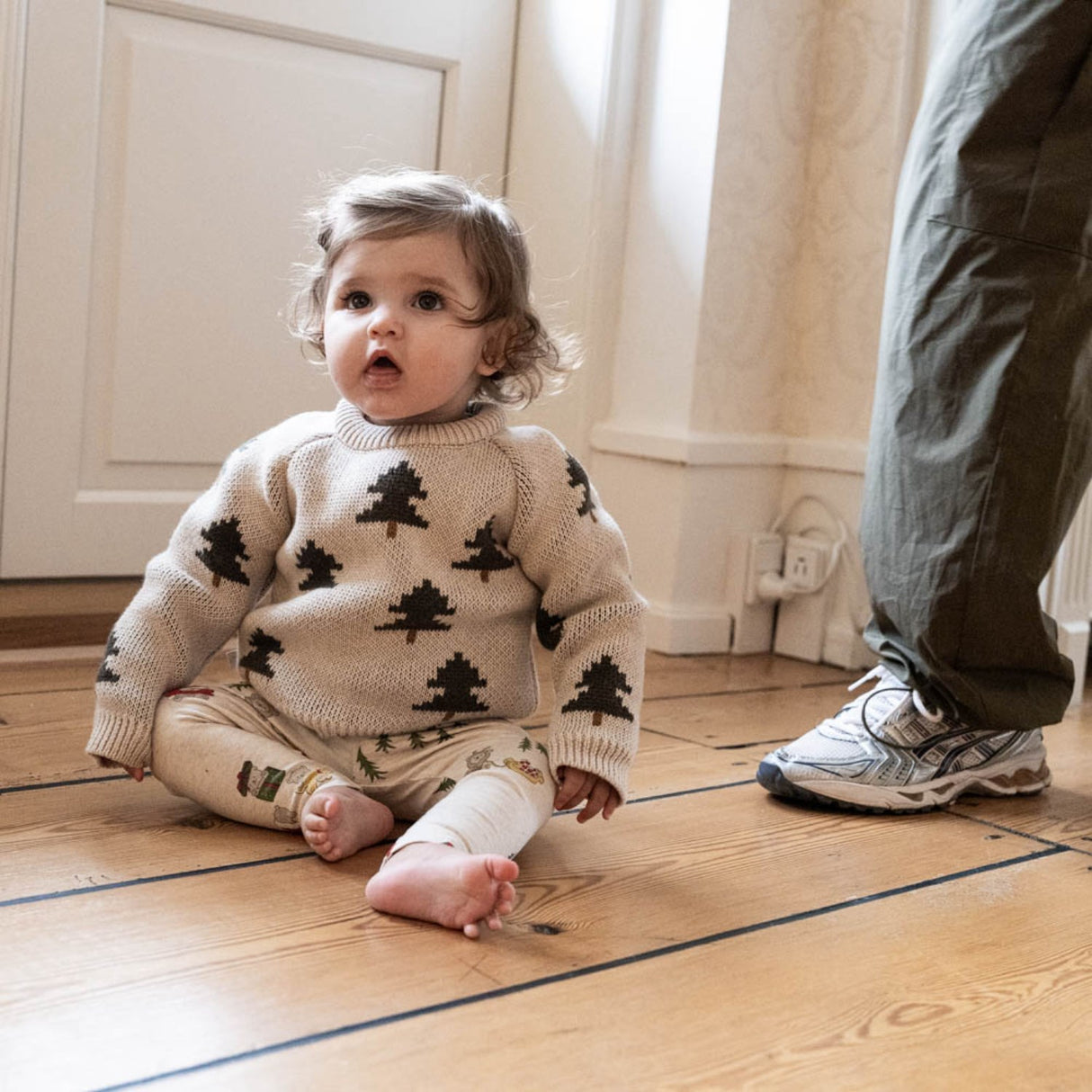 That's Mine Oatmeal melange Fabian sweater